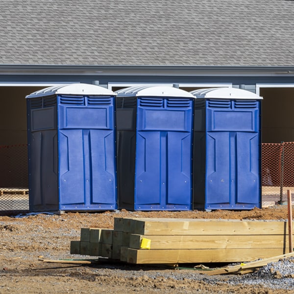 what is the maximum capacity for a single porta potty in Baileyton Tennessee